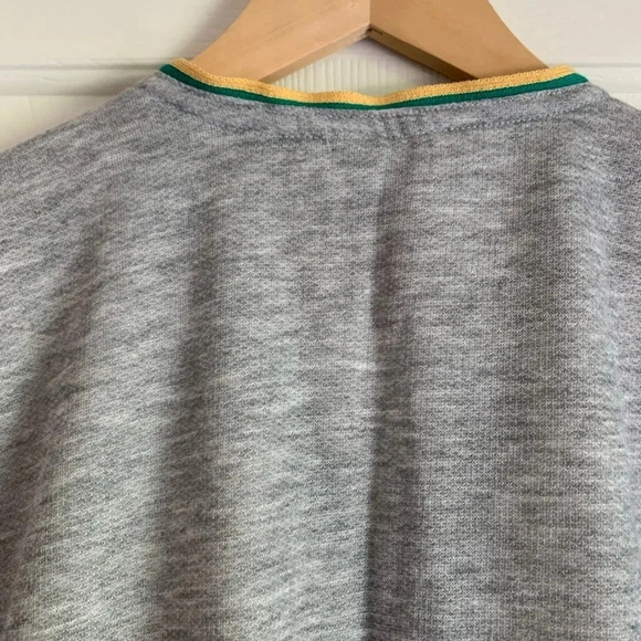 Runner Up by Argo Vintage Unisex Athletic Sweatshirt Button Up Vest Large Fleece - Picture 12 of 12